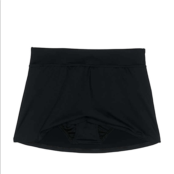 ☀️Tropical Escape Swim Mini Skirt Black Bottoms☀️~8 - Picture 6 of 14